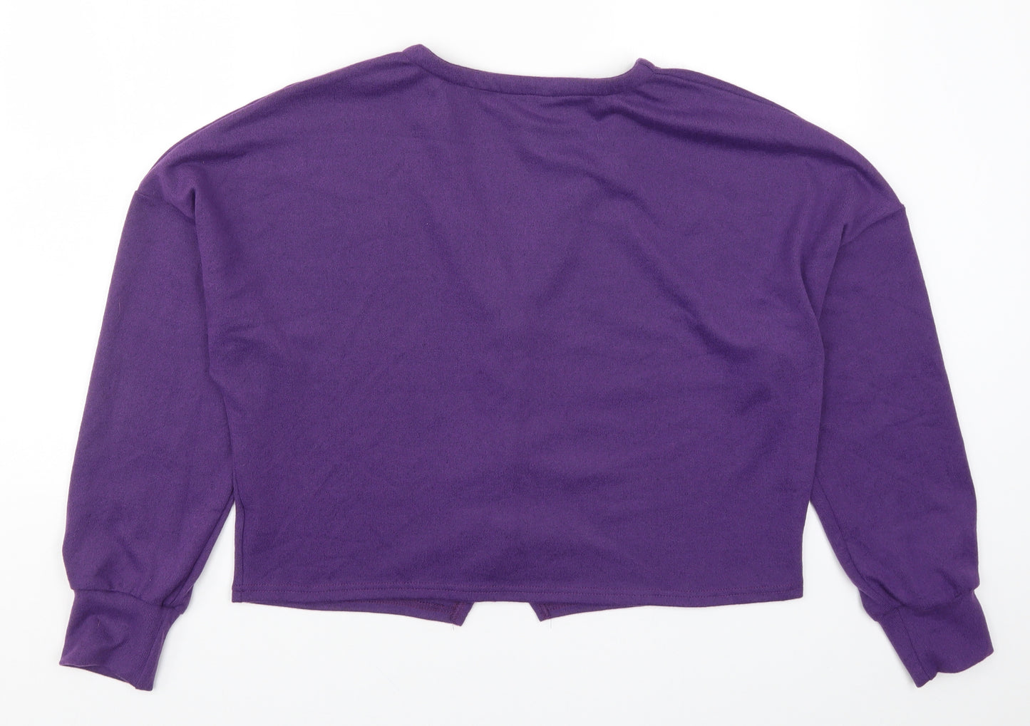 Preworn Womens Purple   Cardigan Jumper Size L