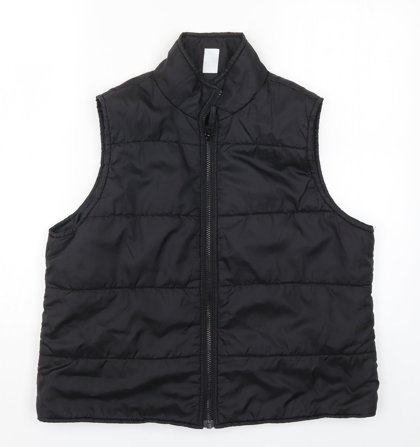 Preworn Womens Black   Gilet Coat Size 16