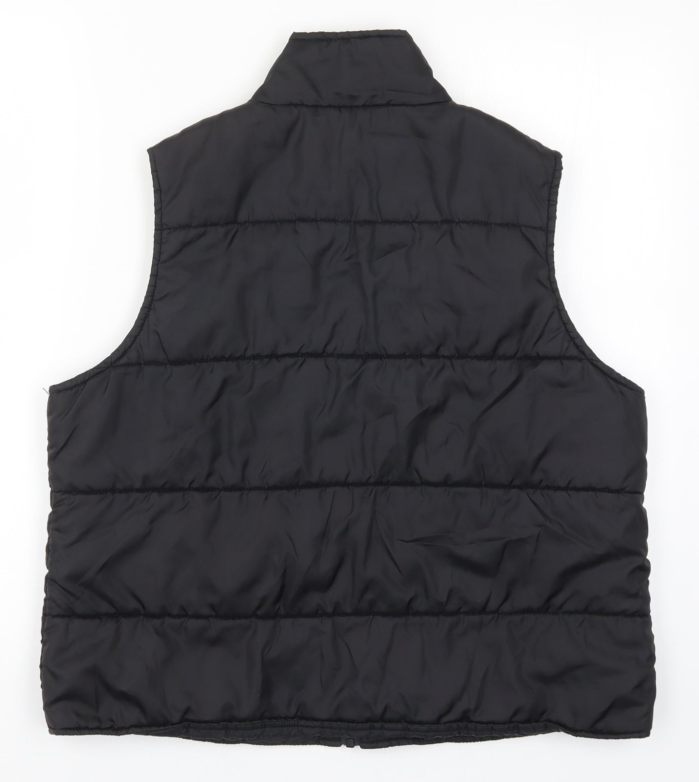 Preworn Womens Black   Gilet Coat Size 16
