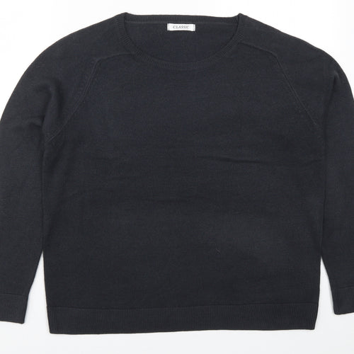 Preworn Womens Grey  Knit Pullover Jumper Size 14