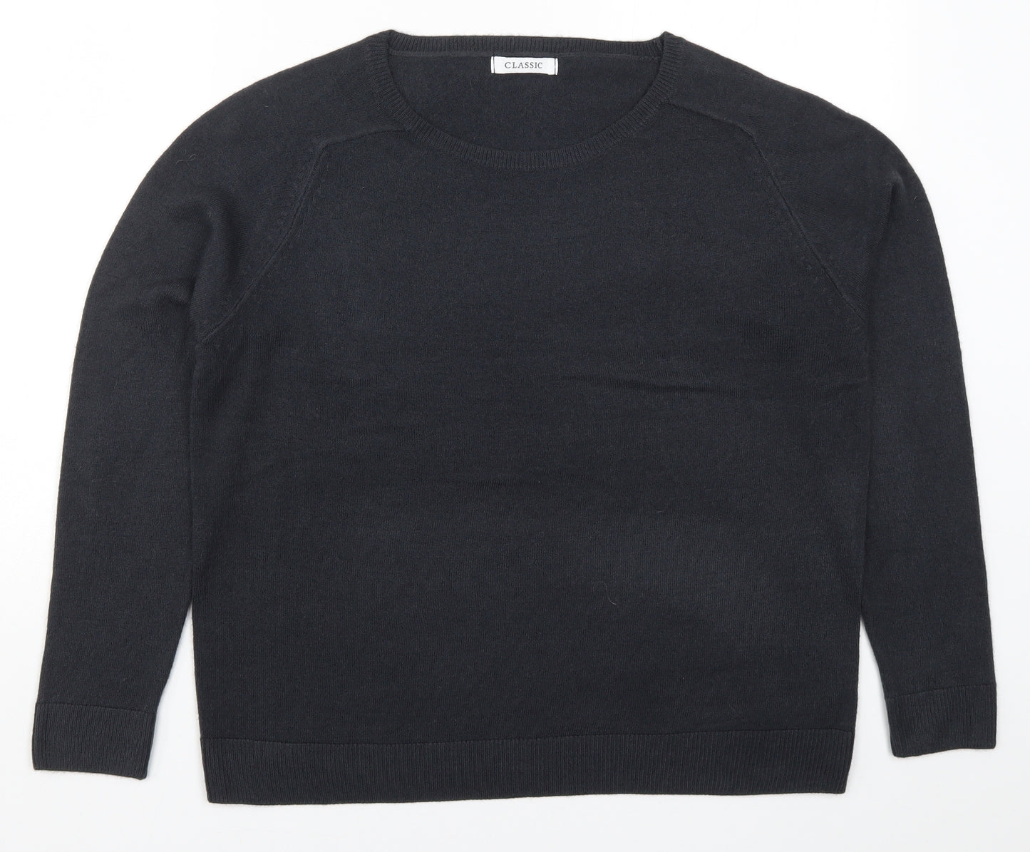 Preworn Womens Grey  Knit Pullover Jumper Size 14
