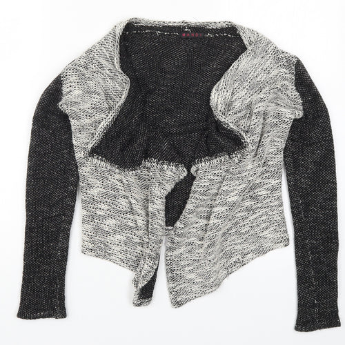 Mandi Womens Grey  Knit Cardigan Jumper Size 8