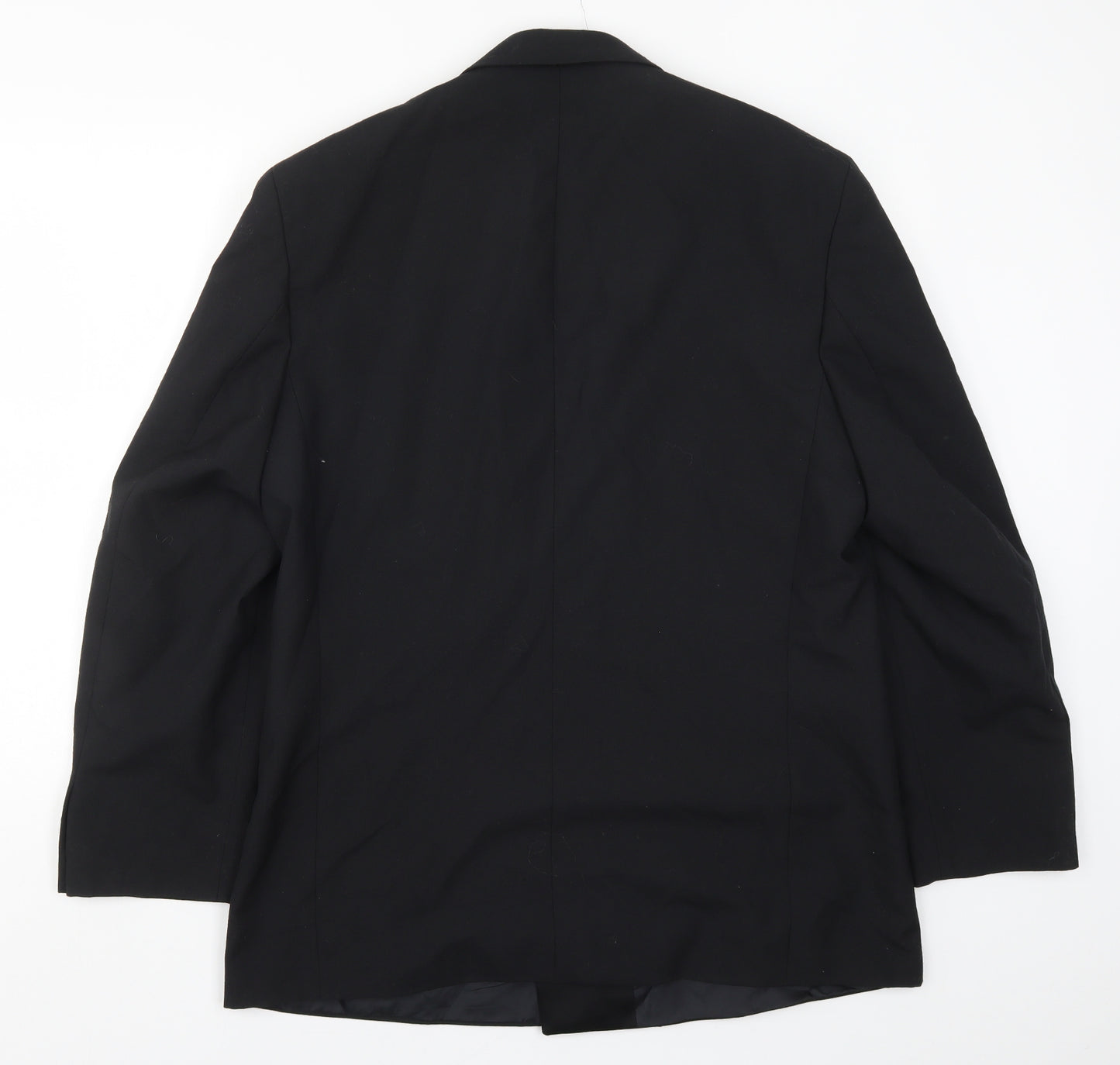 Preworn Mens Black   Jacket Suit Jacket Size 42