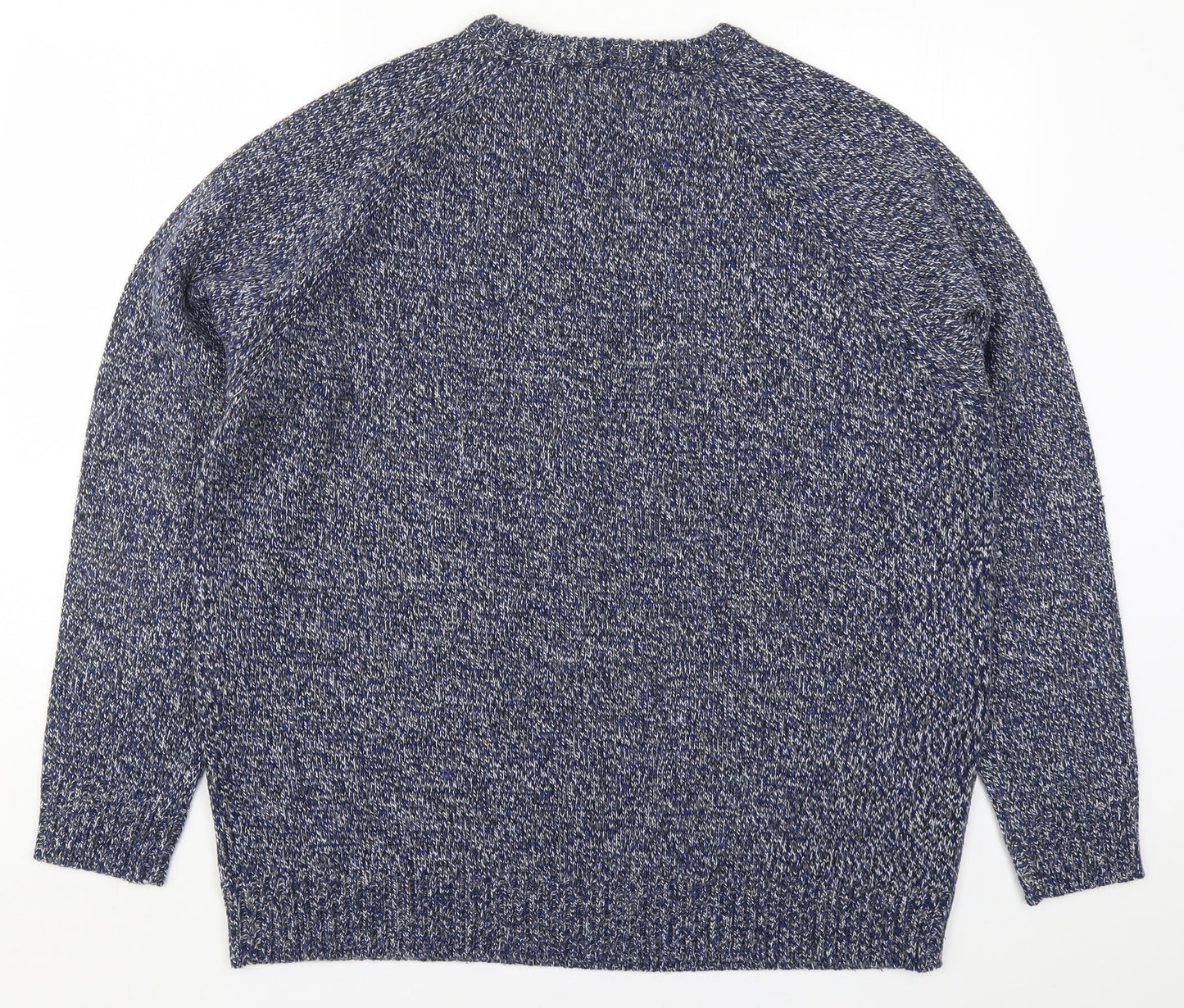 TU Mens Blue  Knit Pullover Jumper Size 2XL