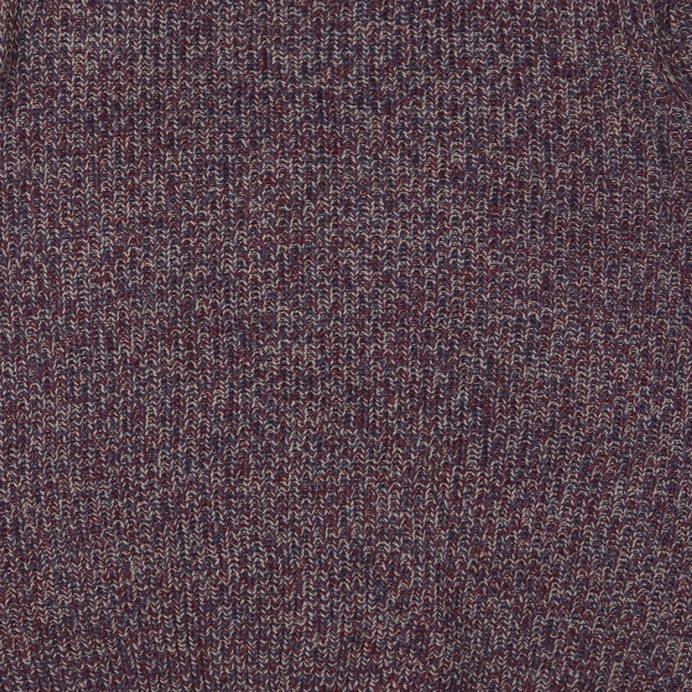 Cedar Wood State Mens Purple  Knit Pullover Jumper Size 2XL
