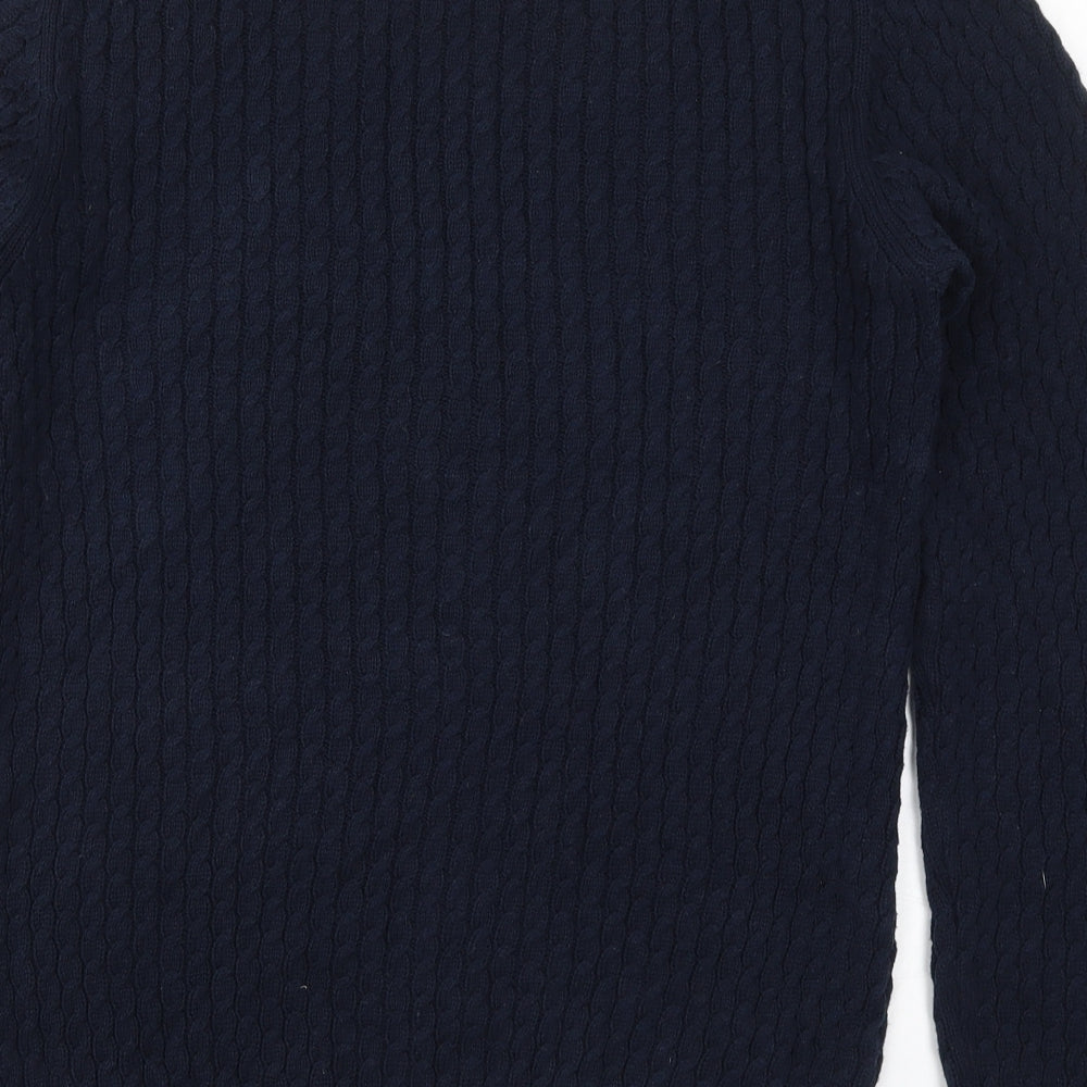 Linea Mens Blue  Knit Pullover Jumper Size M