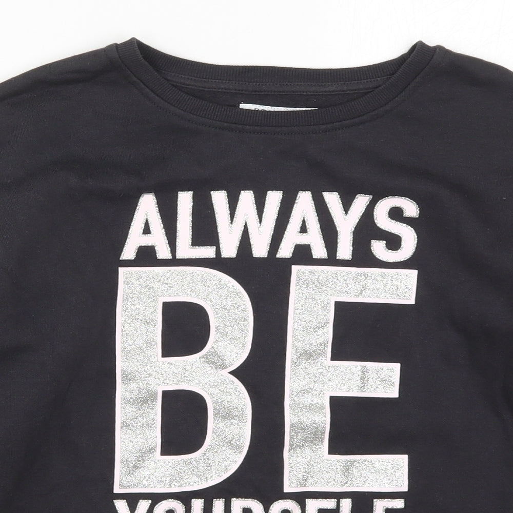 Primark Boys Grey   Pullover Sweatshirt Size 12-13 Years  - Always Be Yourself