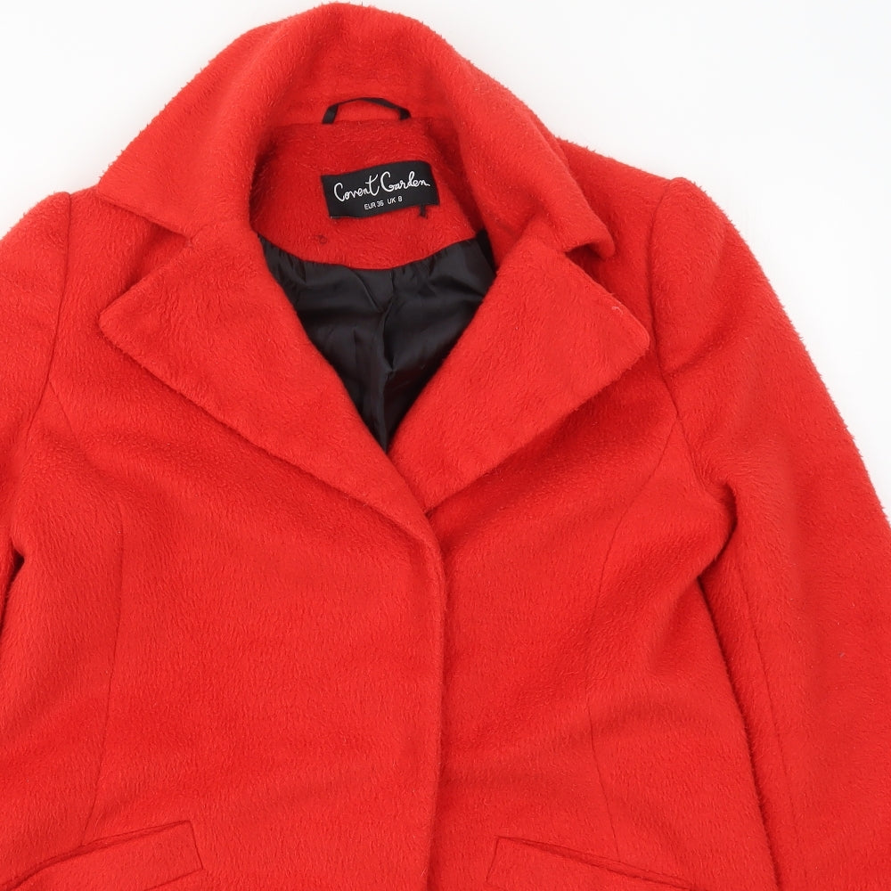 Covent Garden Womens Red   Pea Coat Coat Size 8