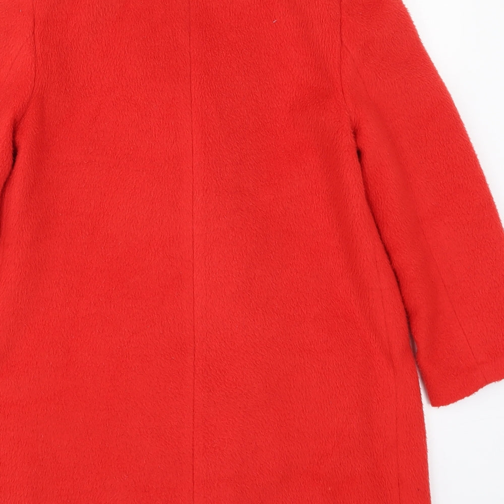 Covent Garden Womens Red   Pea Coat Coat Size 8