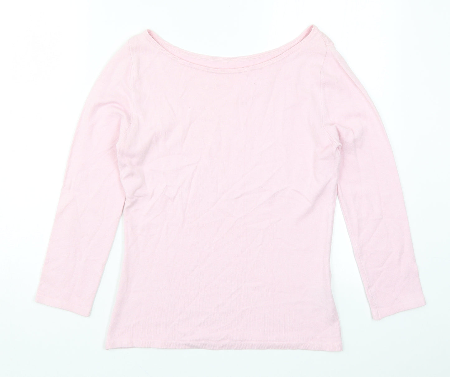 Marks and Spencer Womens Pink   Basic T-Shirt Size 12