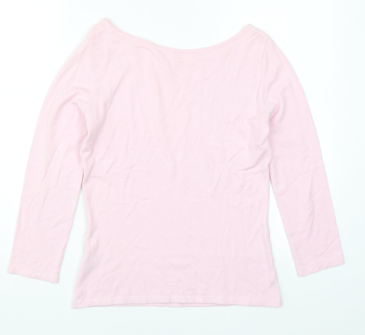 Marks and Spencer Womens Pink   Basic T-Shirt Size 12
