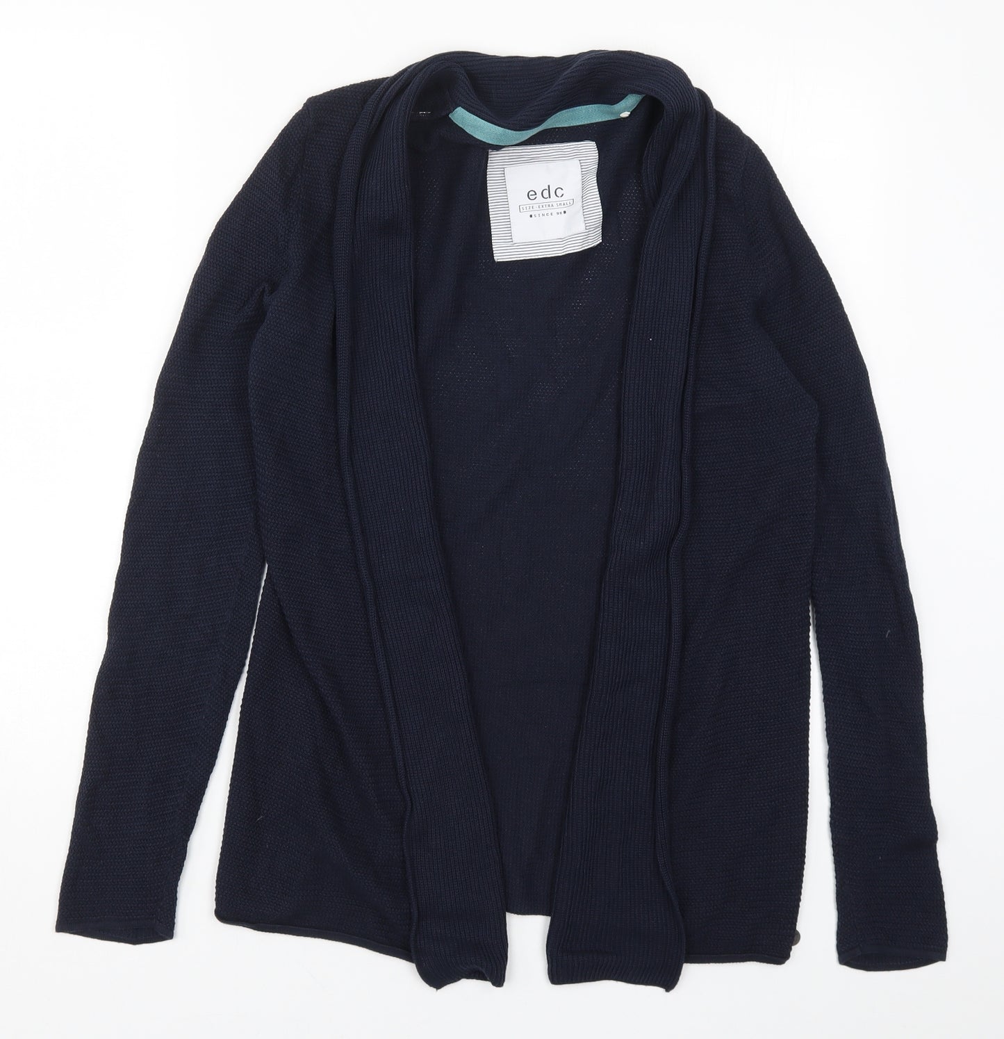 ECS Womens Blue  Knit Cardigan Jumper Size XS
