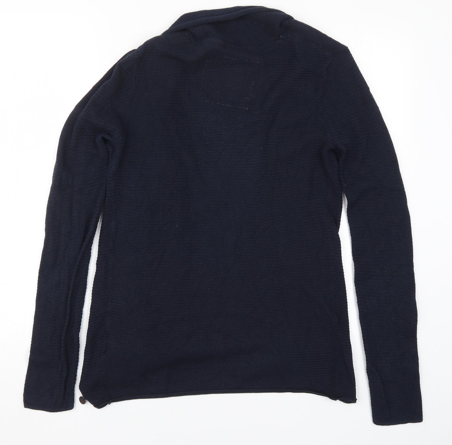 ECS Womens Blue  Knit Cardigan Jumper Size XS
