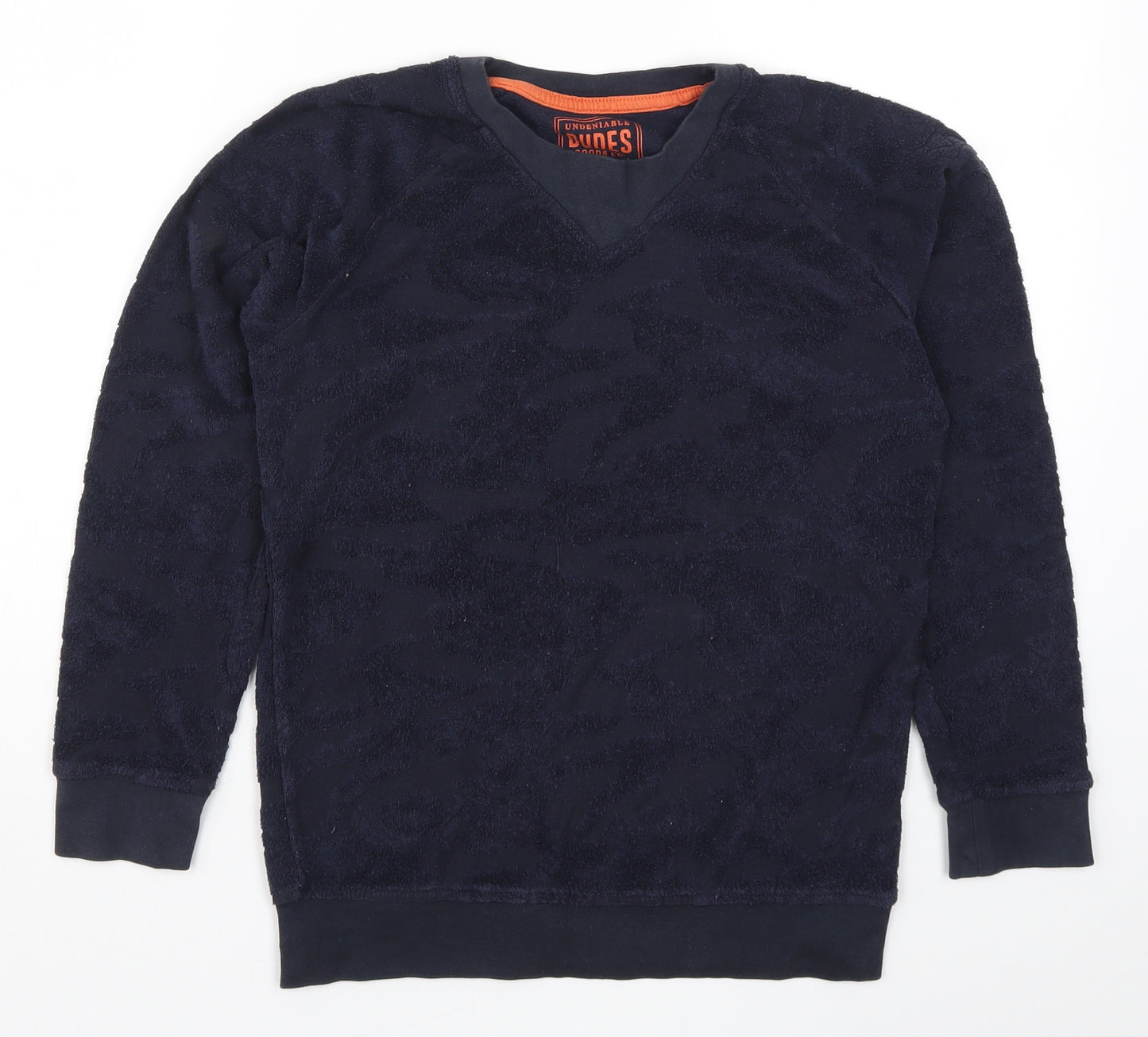 Matalan Boys Blue Camouflage  Pullover Sweatshirt Size 11 Years