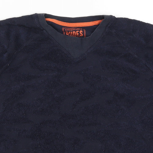 Matalan Boys Blue Camouflage  Pullover Sweatshirt Size 11 Years