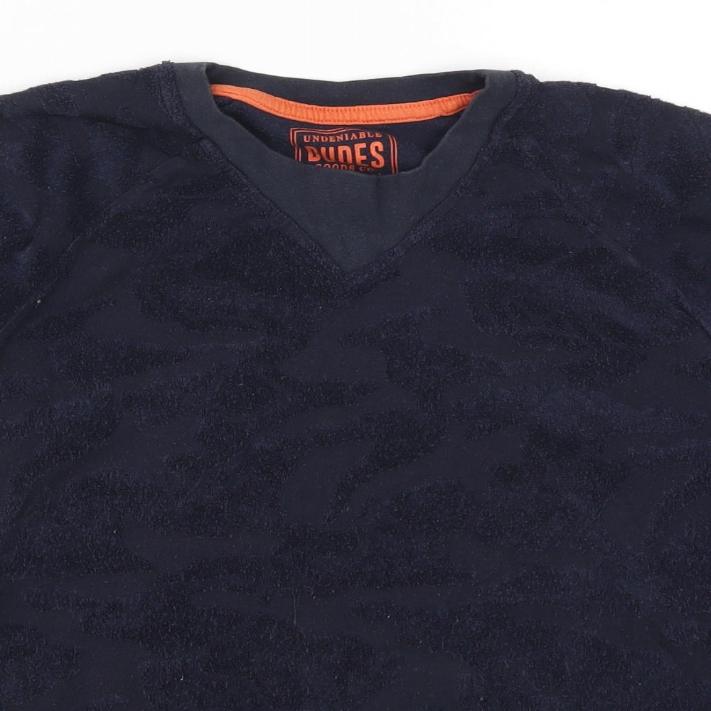Matalan Boys Blue Camouflage  Pullover Sweatshirt Size 11 Years