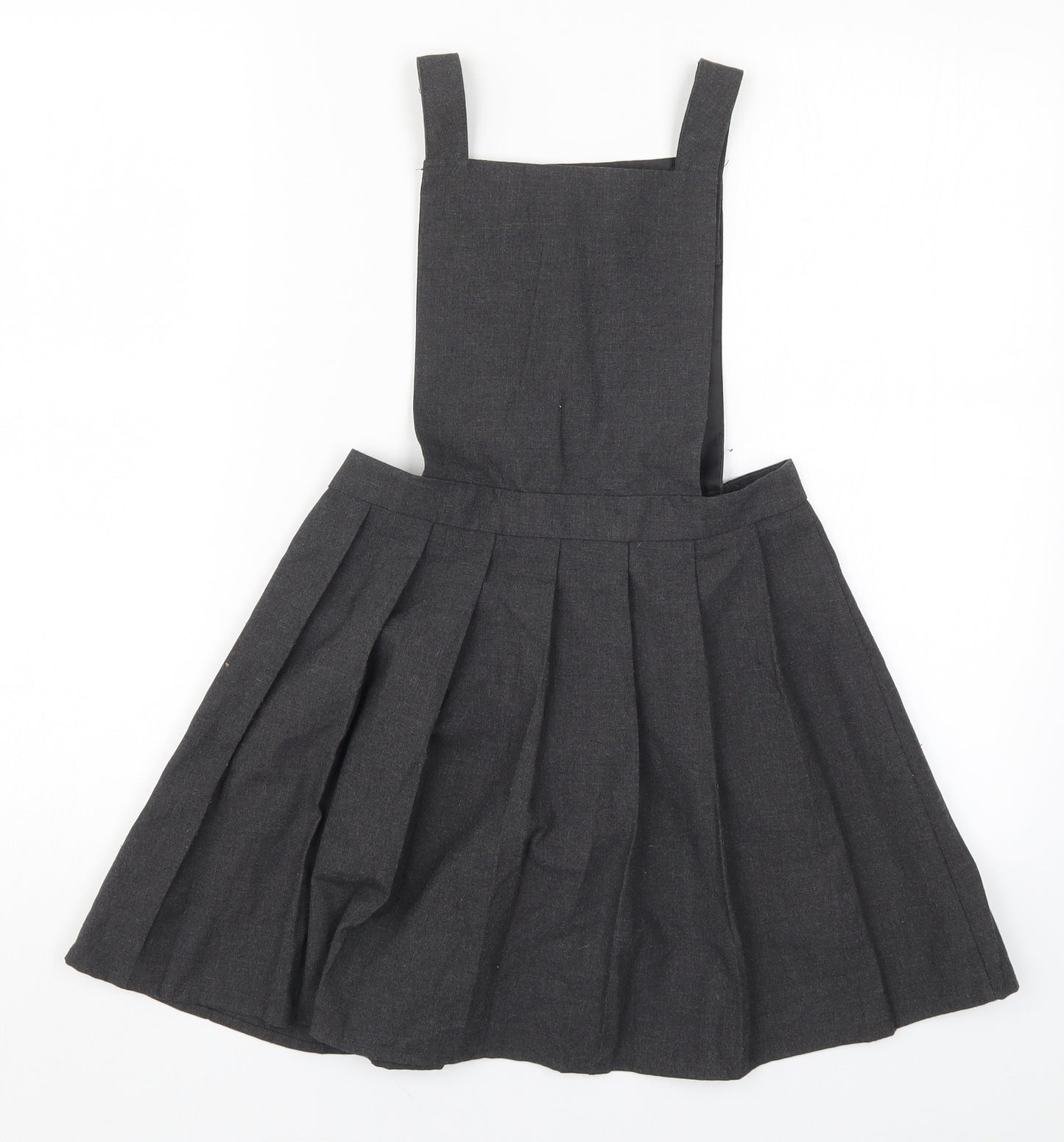 George Girls Grey   Pinafore/Dungaree Dress  Size 7-8 Years