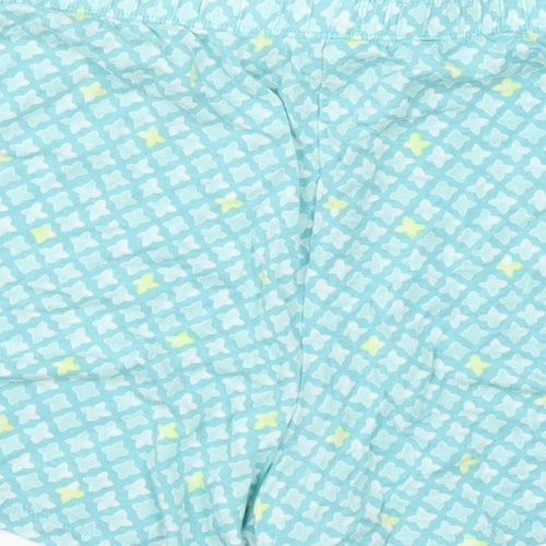 Jane & Bleecker Womens Blue Geometric  Sailor Shorts Size L - Pyjama Shorts