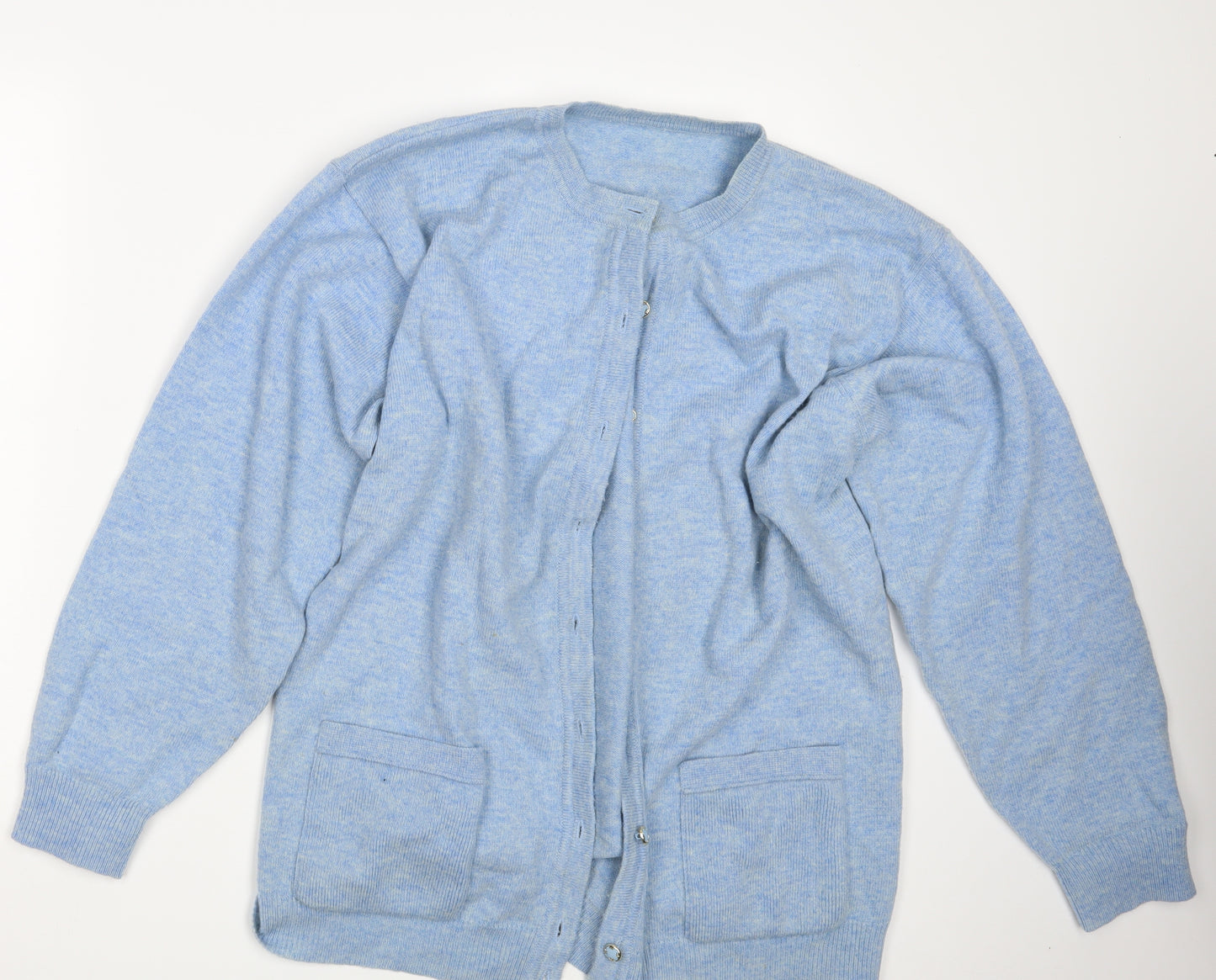 Preworn Womens Blue   Cardigan Jumper Size 18