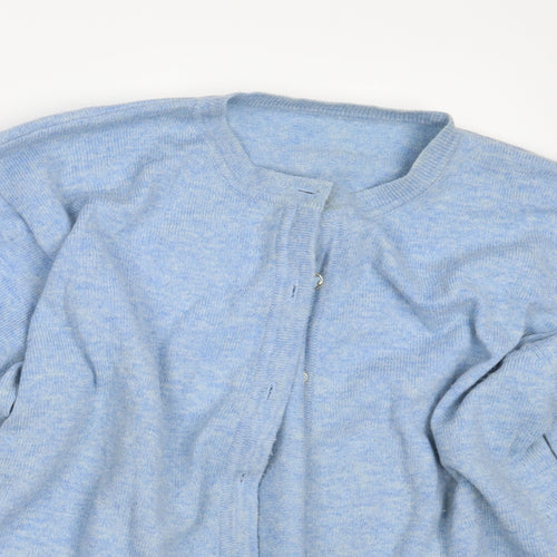 Preworn Womens Blue   Cardigan Jumper Size 18