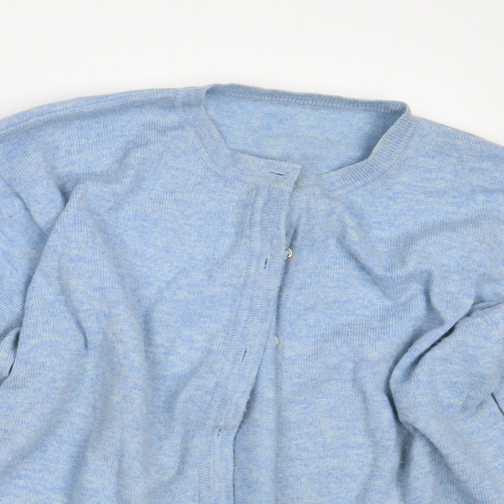 Preworn Womens Blue   Cardigan Jumper Size 18