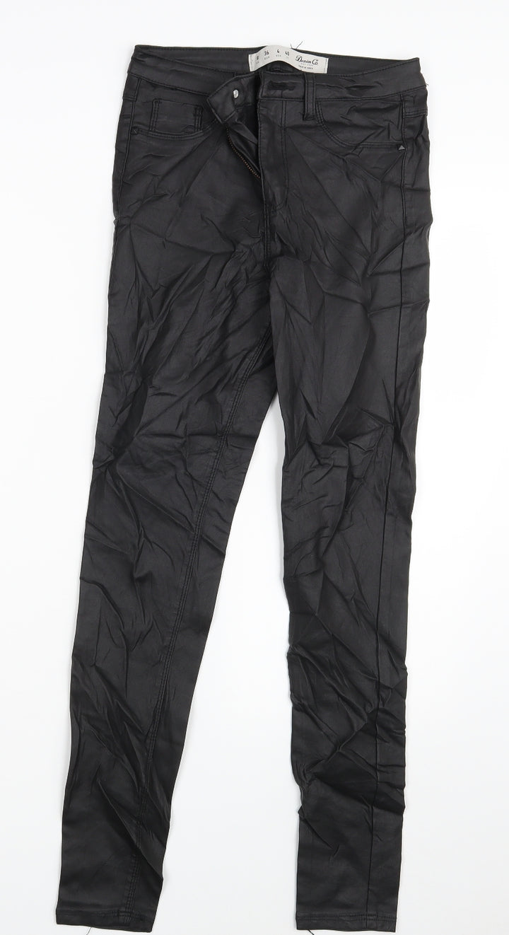 DENIM CO. Womens Black   Jegging Leggings Size 8 L28 in