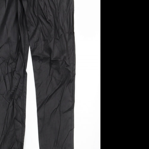 DENIM CO. Womens Black   Jegging Leggings Size 8 L28 in