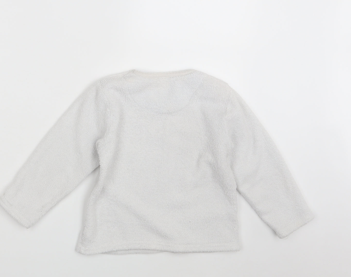 Young Dimension Girls White   Pullover Jumper Size 4-5 Years  - I love Bed