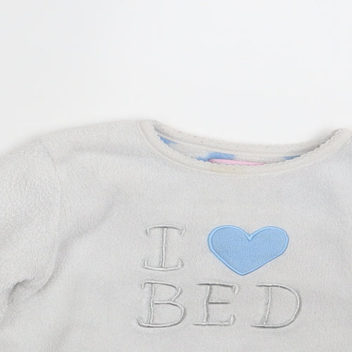 Young Dimension Girls White   Pullover Jumper Size 4-5 Years  - I love Bed
