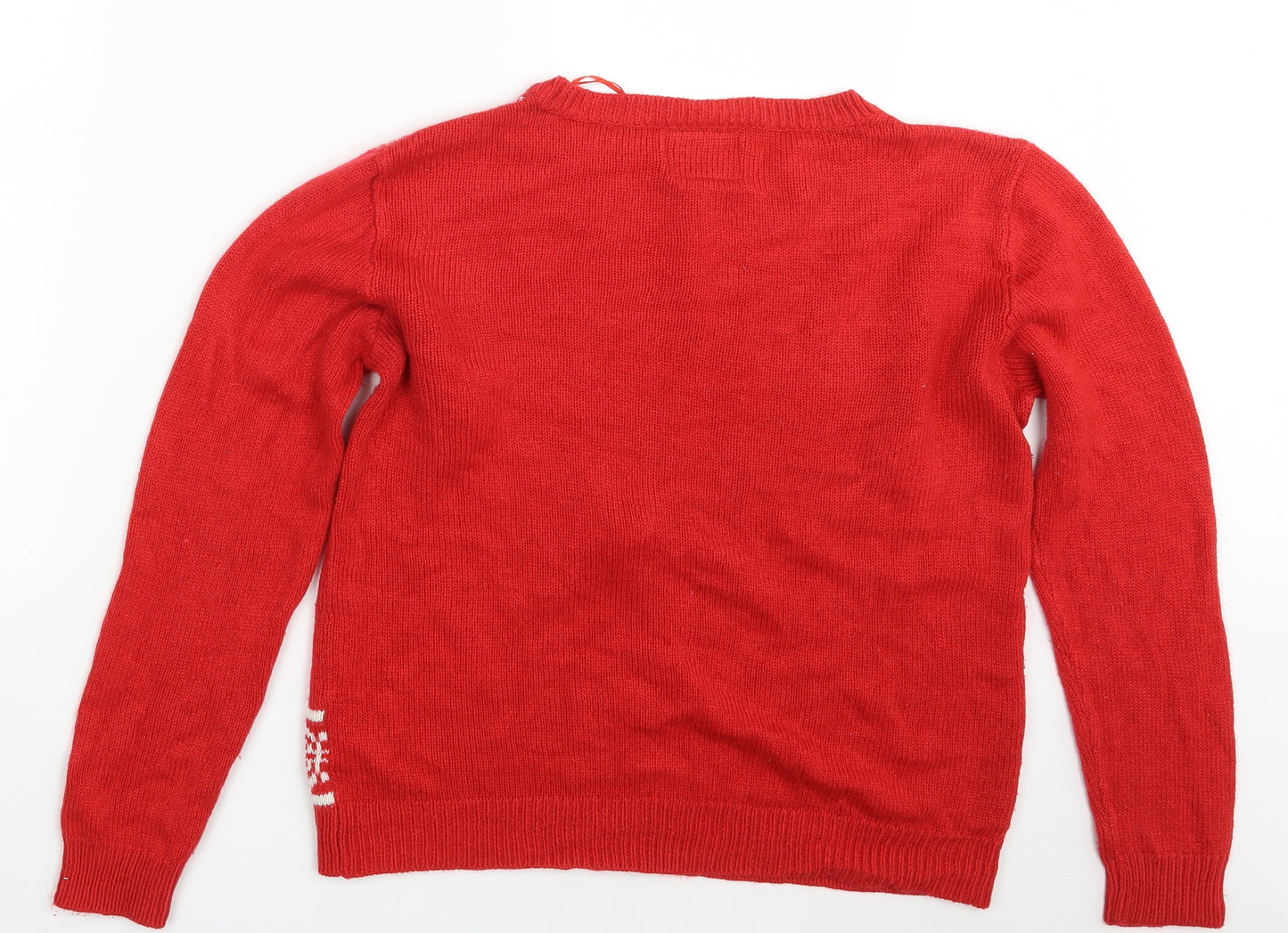Select Womens Red   Pullover Jumper Size 14  - Seasonal Christmas Festive Holiday