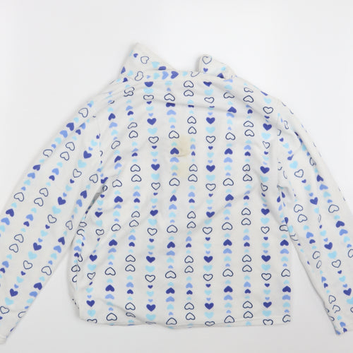 Secret Possessions Womens White Solid  Top Pyjama Top Size 12