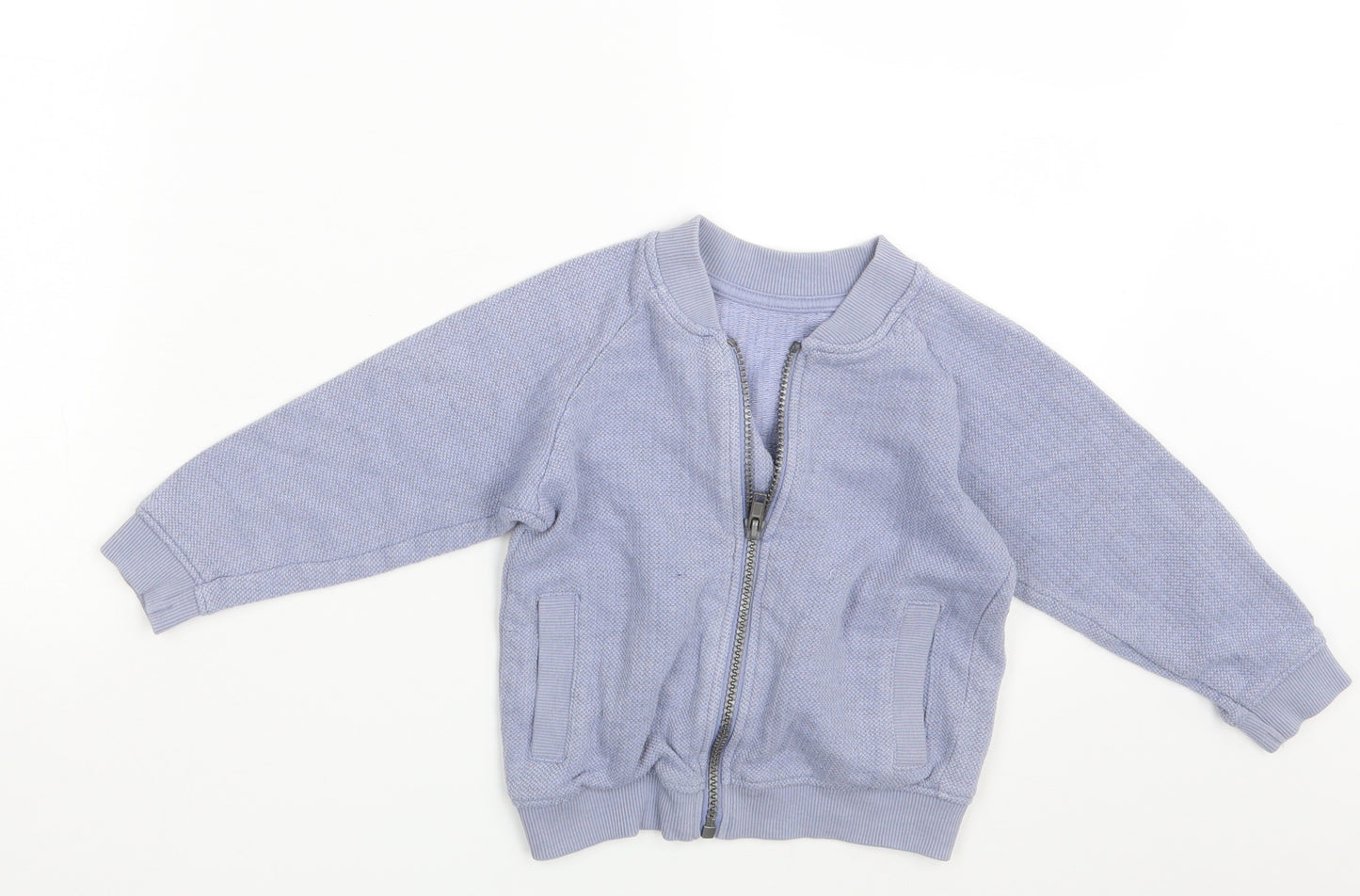 Matalan Boys Blue   Full Zip Jumper Size 18-24 Months