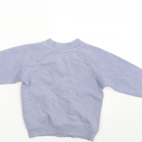 Matalan Boys Blue   Full Zip Jumper Size 18-24 Months