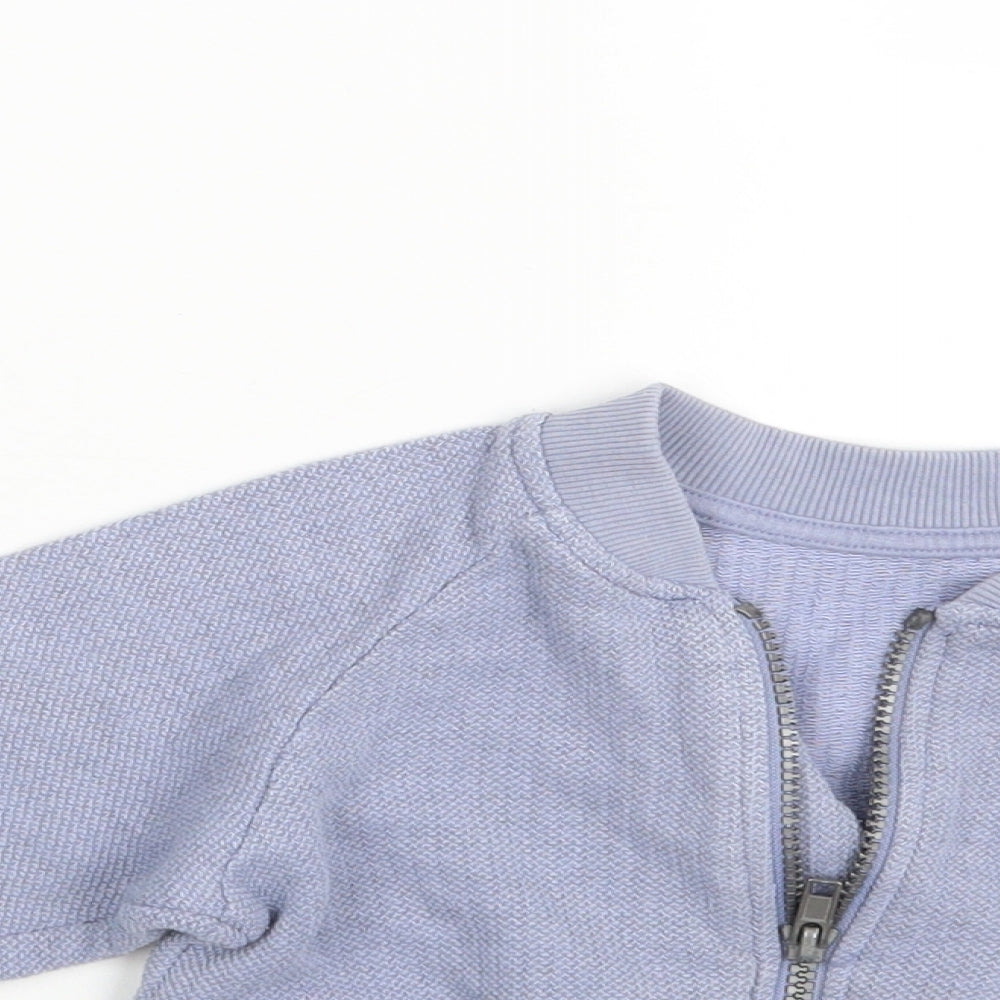 Matalan Boys Blue   Full Zip Jumper Size 18-24 Months