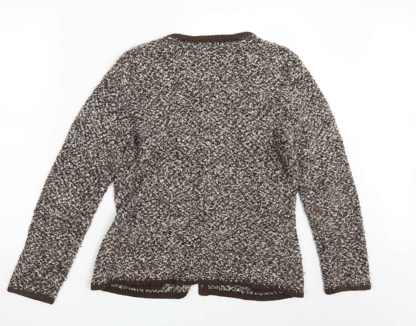 Kaleidoscope Womens Brown  Knit Cardigan Jumper Size 16