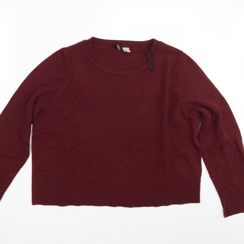H&M Womens Purple   Pullover Jumper Size L