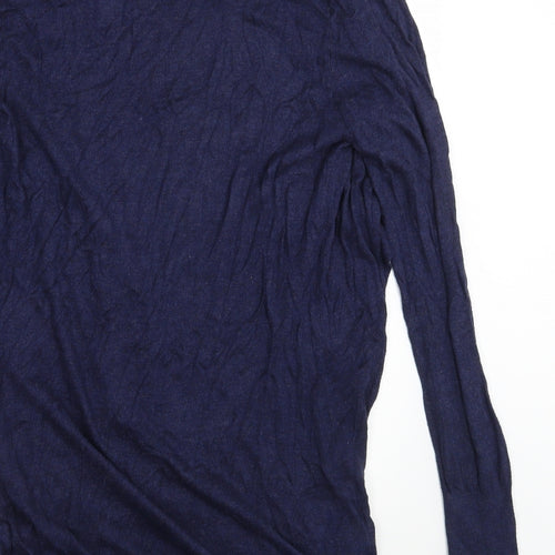 Atmosphere Womens Blue  Knit Wrap Jumper Size 16