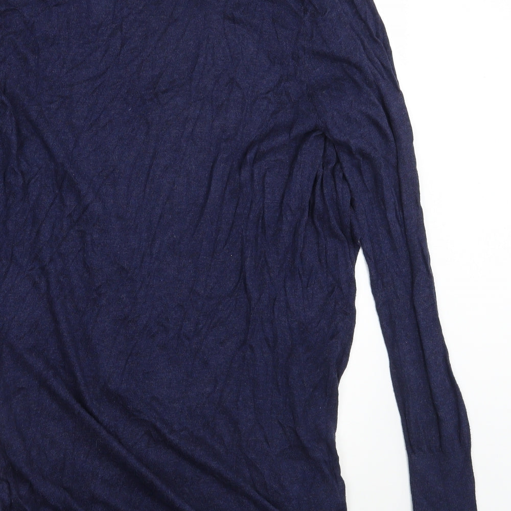 Atmosphere Womens Blue  Knit Wrap Jumper Size 16