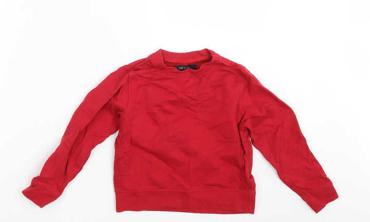 Top Class Boys Red Pullover Sweatshirt Size 3-4 Years
