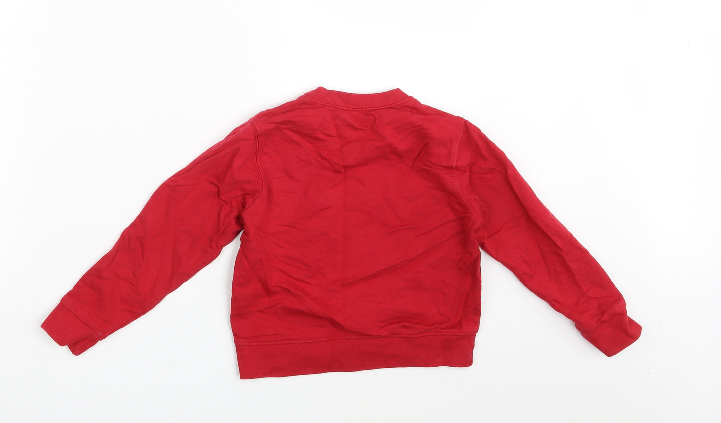 Top Class Boys Red   Pullover Sweatshirt Size 3-4 Years