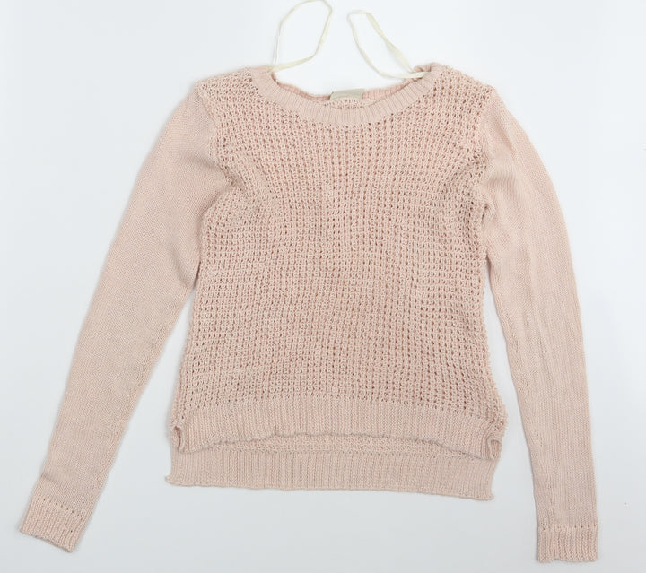 Cubus Womens Pink  Knit Pullover Jumper Size S