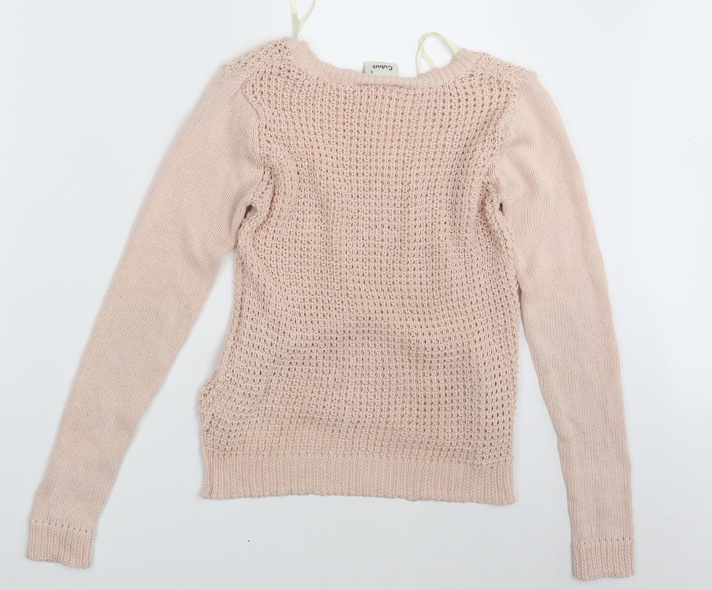Cubus Womens Pink  Knit Pullover Jumper Size S