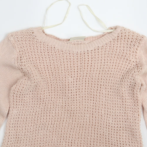 Cubus Womens Pink  Knit Pullover Jumper Size S