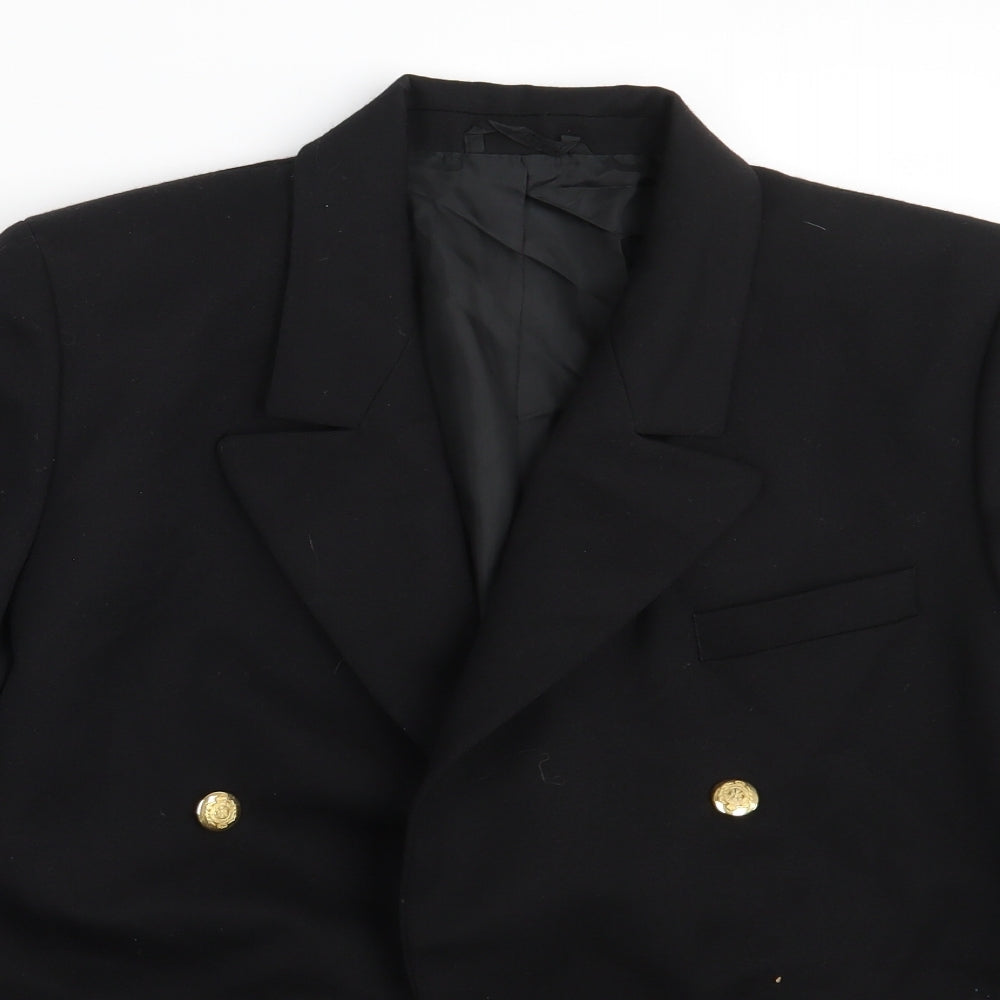 M&S Womens Black   Jacket Blazer Size 12