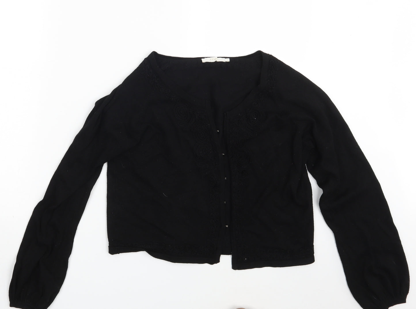 Sirup Womens Black   Cardigan Jumper Size L