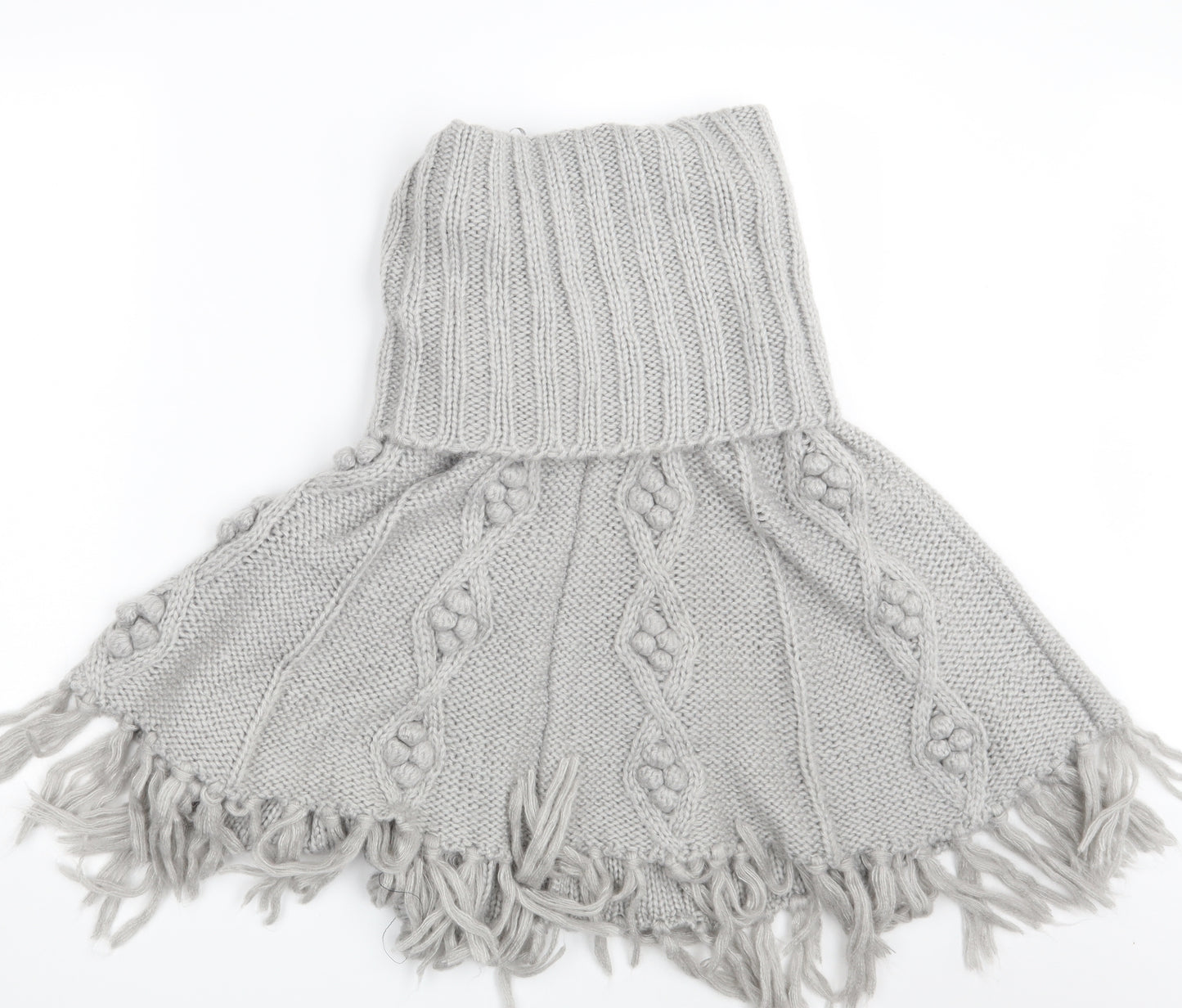 Papaya Womens Grey   Jacket Poncho Size S