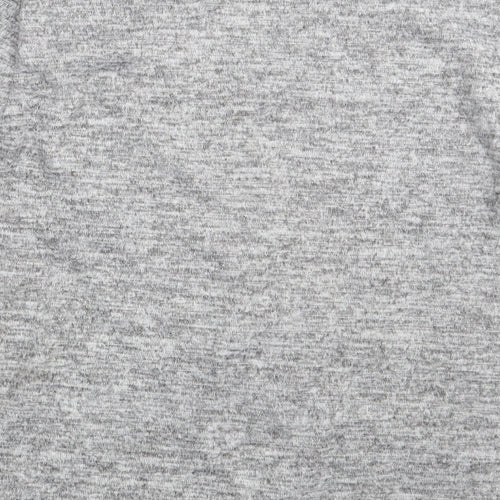 Kalisson Womens Grey Floral  Pullover Sweatshirt Size XL