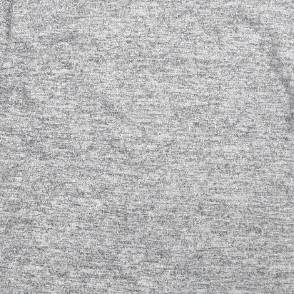 Kalisson Womens Grey Floral  Pullover Sweatshirt Size XL