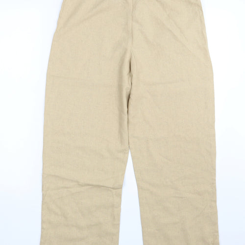 NILE COTTON Womens Beige   Bloomer Trousers Size M L25 in