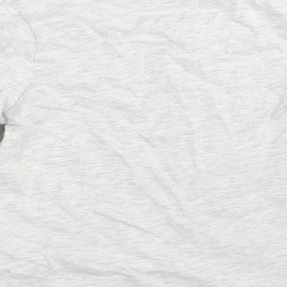 Nutmeg Girls Grey   Basic T-Shirt Size 6-7 Years